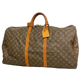 Louis Vuitton Boston Monogram Keepall 60 Marrom