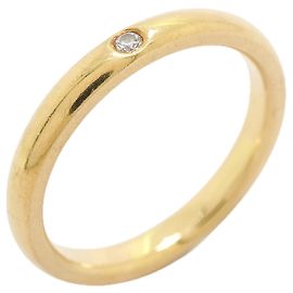 Autre Marque Tiffany & Co. 18K Yellow Gold Band Ring with Diamond Other
