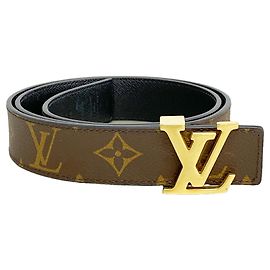 Cinturón Louis Vuitton Monogram Castaño