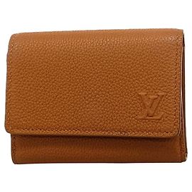 Portafoglio Tri-fold Louis Vuitton Marrone
