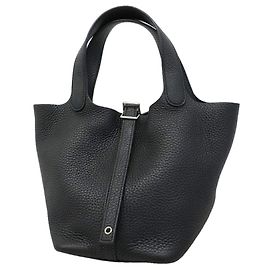 Hermès Borsa Hermes Picotin Lock PM Nero