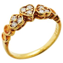 Anillo de banda con motivo de corazón Christian Dior Otro