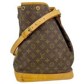 Borsa a tracolla Louis Vuitton Monogram Noe Marrone