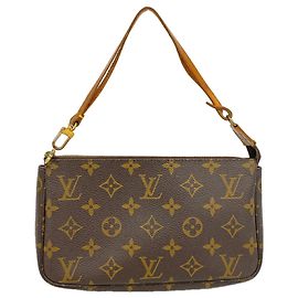 Louis Vuitton Monogram Pochette Accessoires Marrone