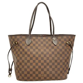 Borsa Tote Louis Vuitton Damier Neverfull MM N51105 Ebene Damier ebene