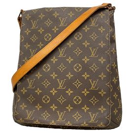 Borsa a tracolla Louis Vuitton Monogram Musette Marrone
