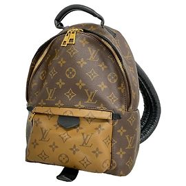 Zaino Palm Springs Louis Vuitton Monogram Reverse Marrone