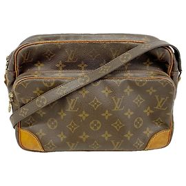 Sac à épaule Louis Vuitton Monogram Nile Marron