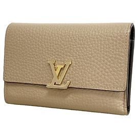 Louis Vuitton Portefeuille Capucines Compact Tri-fold Wallet Otro