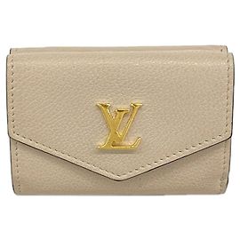 Louis Vuitton Tri-fold Geldbörse Grau