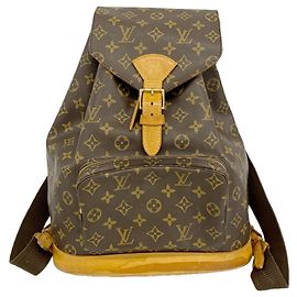 Mochila Louis Vuitton Monogram Montsouris GM Marrom