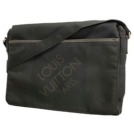 Borsa a tracolla Louis Vuitton Damier Géant Messager NM Nero
