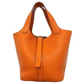 Hermès Bolsa Hermes Picotin PM Laranja