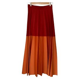 Autre Marque LE CIEL BLEU Color Block Plisse-Rock Rot