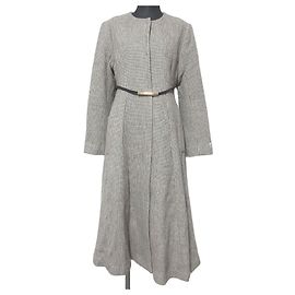 Autre Marque CELFORD Collarless Coat Brown