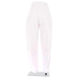Calças brancas Alberta Ferretti de algodão Branco