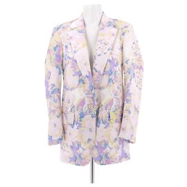 Dries Van Noten Veste de tailleur rose Rose