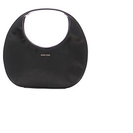 Anine Bing Borsa Lune in pelle nera Nero