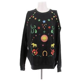 Autre Marque Pull en coton noir MONOKI Noir