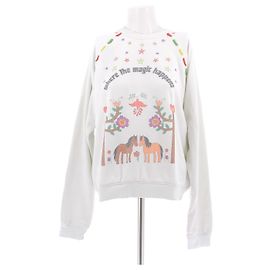 Autre Marque MONOKI White Cotton Sweater S White