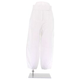Autre Marque Pantaloni a righe bianchi NACKIYE Bianco