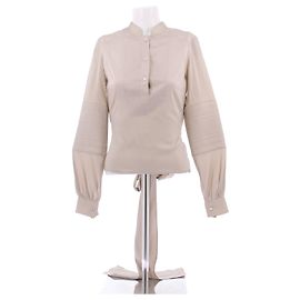 Gucci Beige Seidenhemd Beige