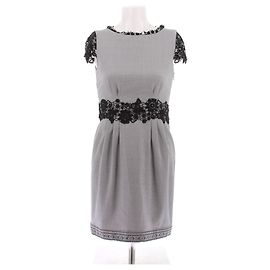 Philosophy Di Alberta Ferretti Grey Wool Dress Grey