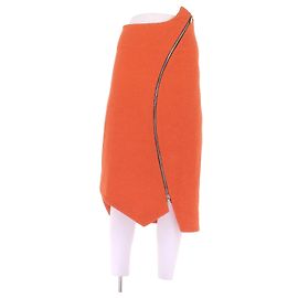 Falda Nina Ricci de algodón naranja Talla 36 Naranja