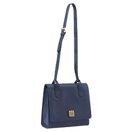 GIVENCHY Schultertasche Leder Navy Gold Andere
