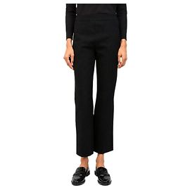 Autre Marque Calças flare em algodão stretch preto - size M Preto