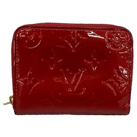 Portamonete Zippy Louis Vuitton Vernis Rosso