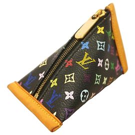 Louis Vuitton Monogram Multicolor Berlingo Coin Case Black