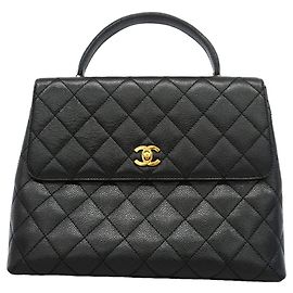 Chanel Matelassé Handbag in Black Black