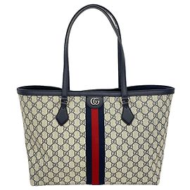Gucci Ophidia Tote Bag in Navy Navy blue