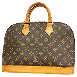 mala Louis Vuitton Alma Monogram Marrom