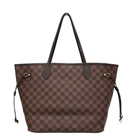 Saco Tote Louis Vuitton Damier Neverfull MM N51105 Damier ebene
