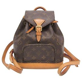 Louis Vuitton Monogram Mini Monsuri Backpack Brown