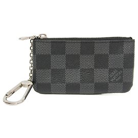 Louis Vuitton Damier Graphite Key Pouch N60155 Damier ebene