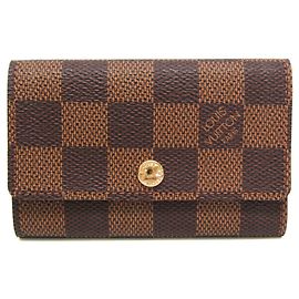 Louis Vuitton Damier 6 Key Holder Damier ebene
