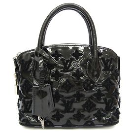 Louis Vuitton Monogram Fascination Lock-it BB Handbag Black