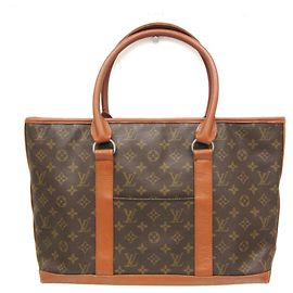 Louis Vuitton Monogram Sac Weekend PM M42425 Handbag Brown
