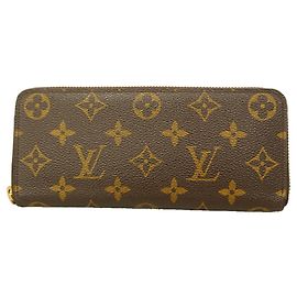 Louis Vuitton Monogram Portefeuille Clemence Long Wallet Fuschia