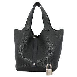 Hermès Borsa Hermes Picotin Lock PM Nero