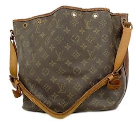 Borsa a tracolla Louis Vuitton Monogram Petit Noé Marrone
