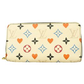 Portafoglio lungo Louis Vuitton Monogram Multicolor Game On Bianco