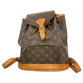 Louis Vuitton Monogram Montsouris MM Rucksack Braun