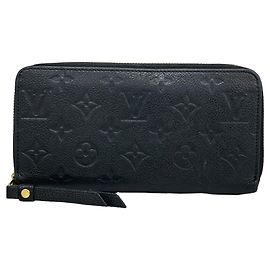Carteira Zippy Monogram Empreinte Louis Vuitton Preto