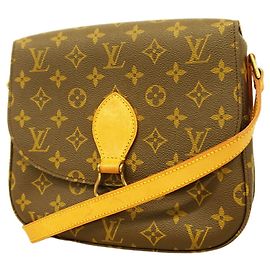 Sac à épaule Louis Vuitton Monogram Saint Cloud GM Marron