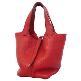 Hermès Hermes Picotin Lock PM Handtasche Rot