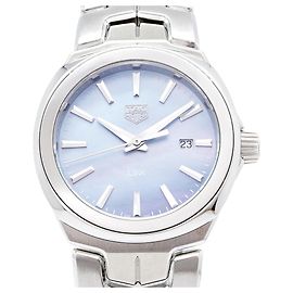 Orologio da donna TAG Heuer Link Date WBC1311 Quadrante Blu Altro